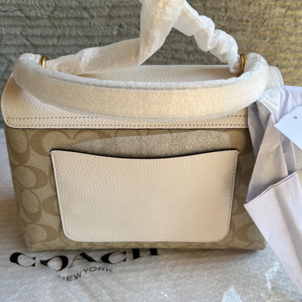 COACH GORGEOUS Tammie Bag In Signature Canvas Floral Whipstitch - Picture 11 of 12